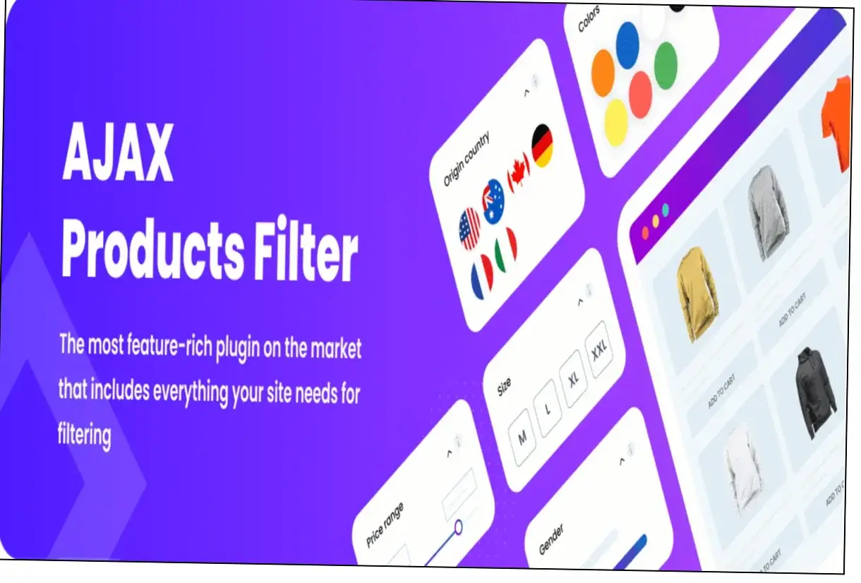 Preview of Advanced AJAX Product Filters WooCommerce