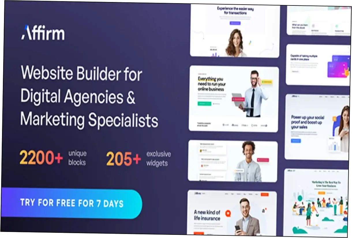 Preview of Affirm Theme