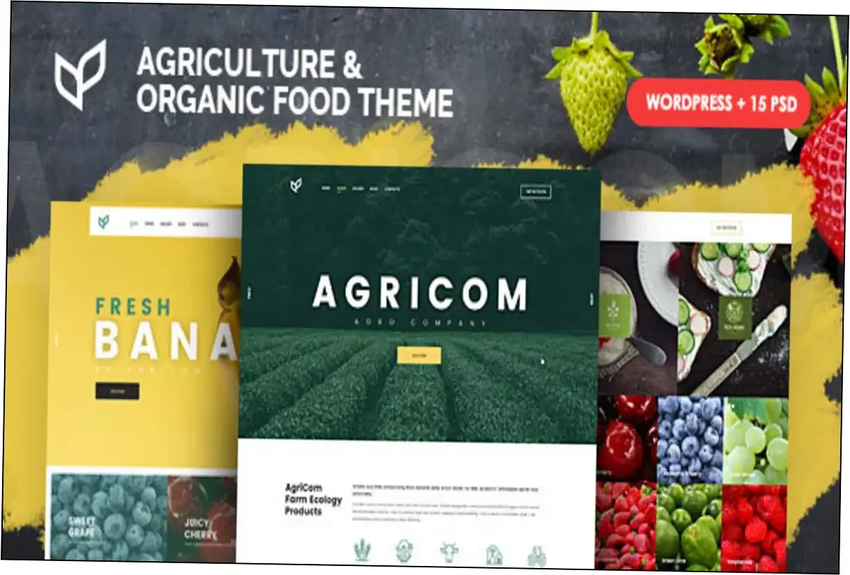 Agricom Theme Nulled Download Preview