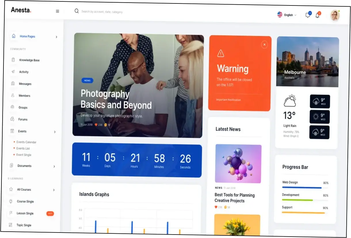 Preview of Anesta Theme