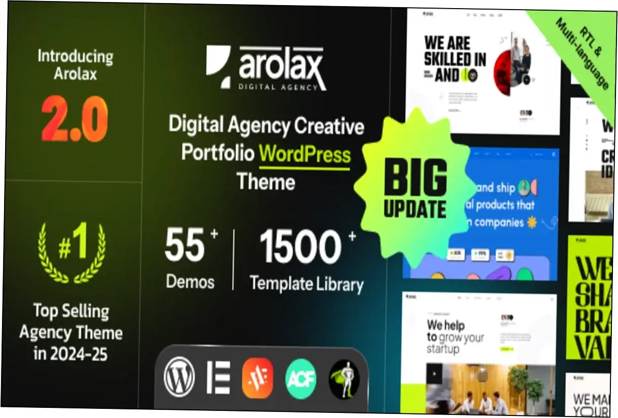 Preview of Arolax Theme