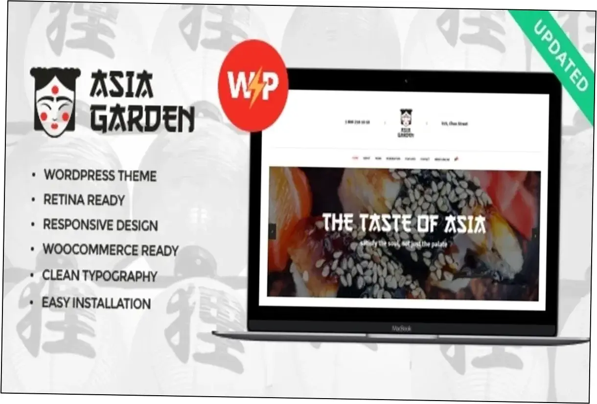 Preview of Asia Garden Theme