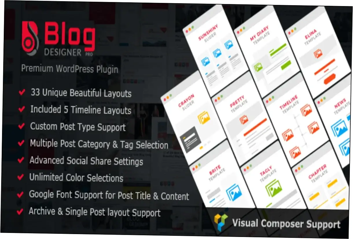 Blog Designer Pro WordPress Nulled Download