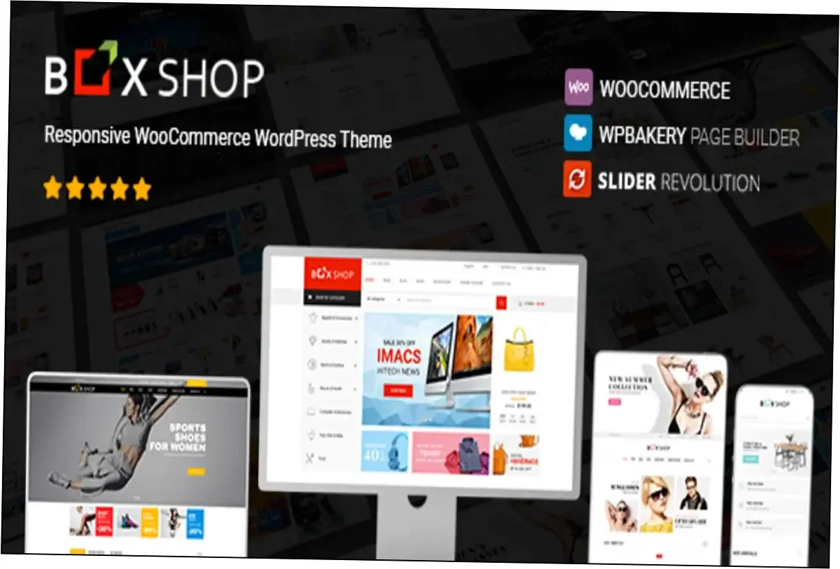 Preview of BoxShop Theme