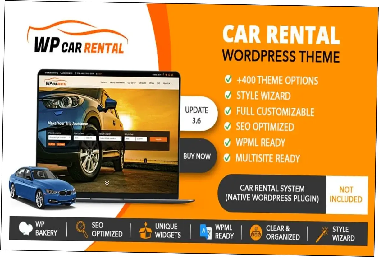 Car Rental Booking System Nulled Plugin Download