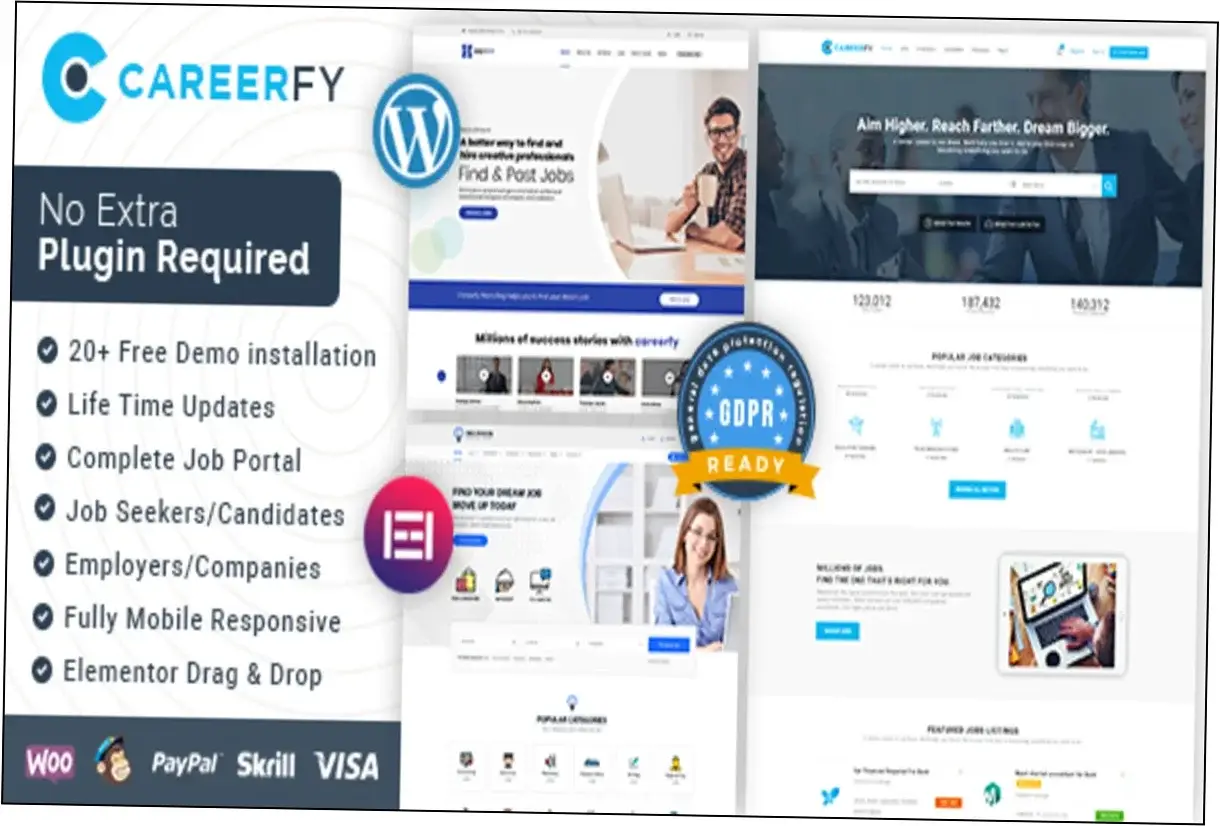 Preview of Careerfy Theme