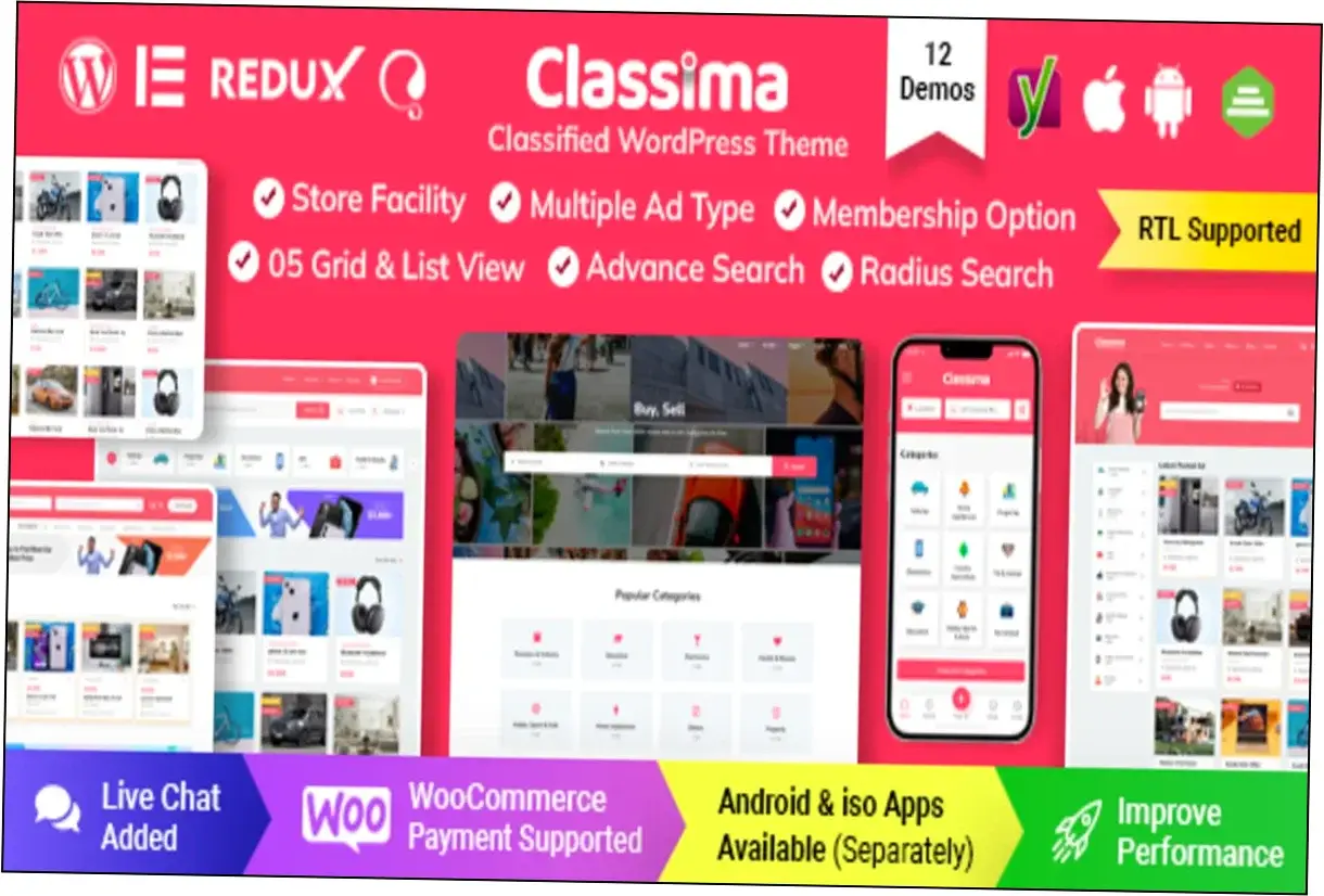Preview of Classima Theme