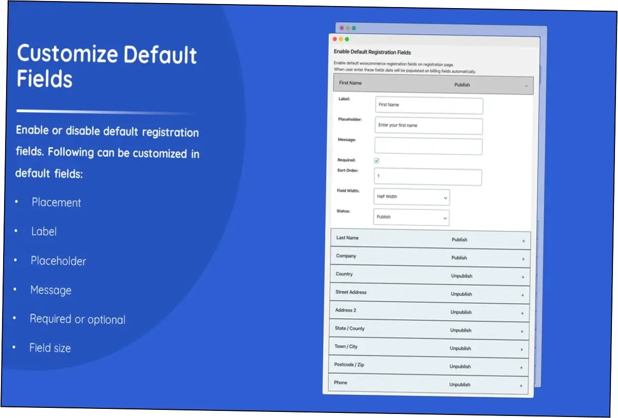 Custom User Registration Fields WooCommerce Nulled Download