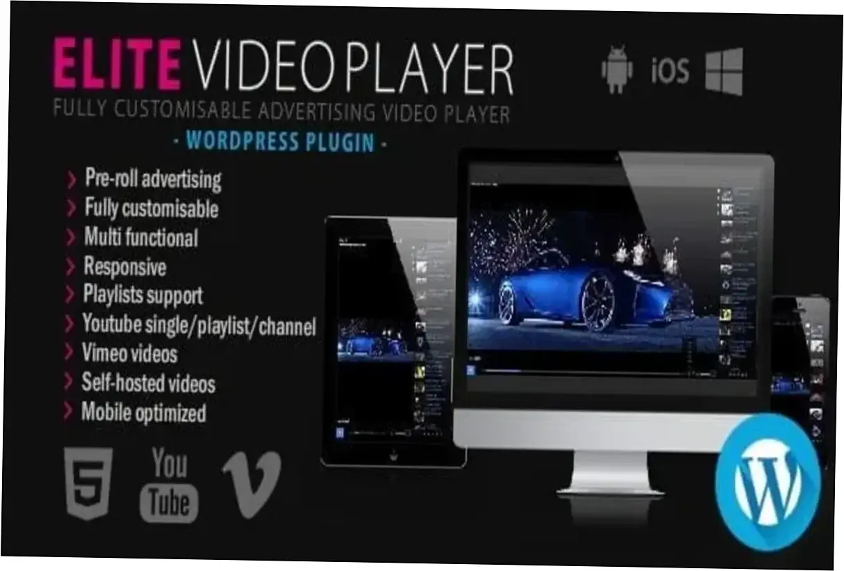 Elite Video Player Nulled Plugin Download