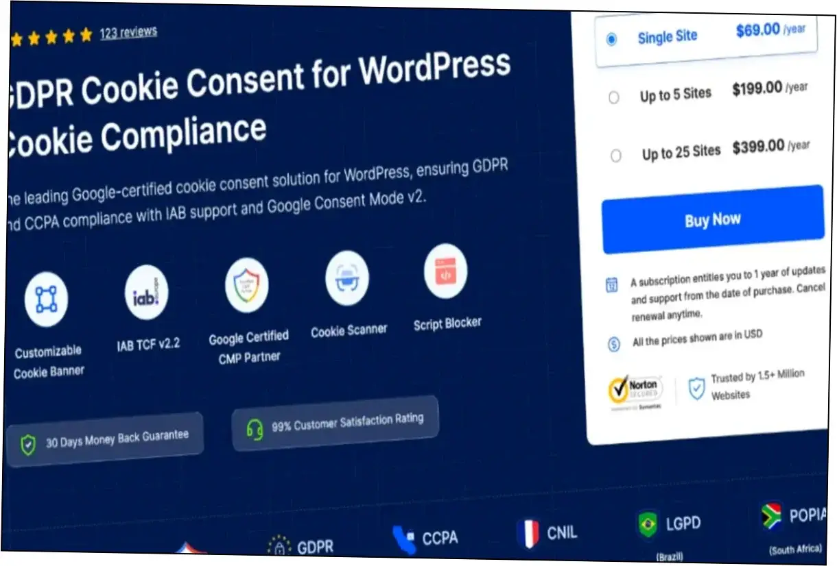 GDPR Cookie Consent Plugin Nulled Download