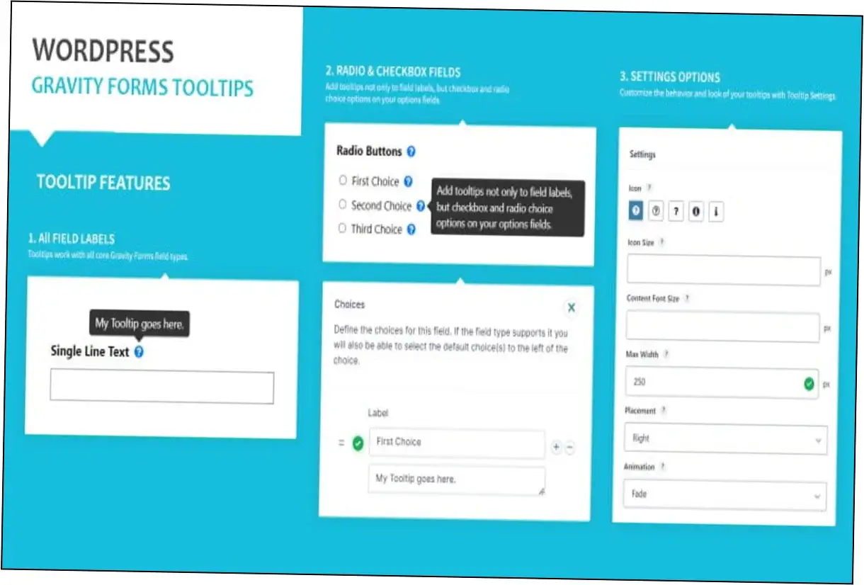 Preview of Gravity Forms Tooltips Plugin