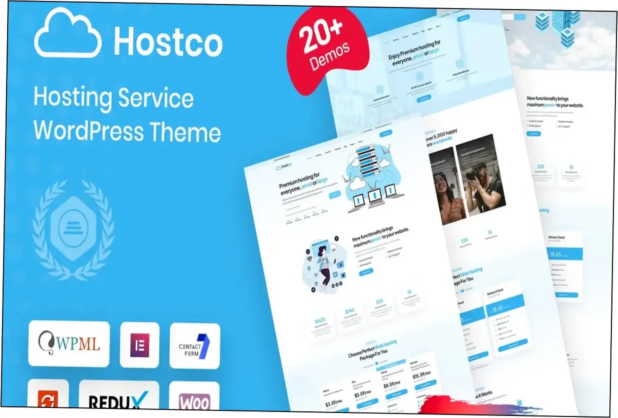 Preview of Hostco Theme