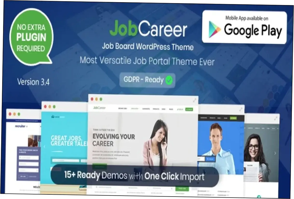 JobCareer Theme Nulled Download