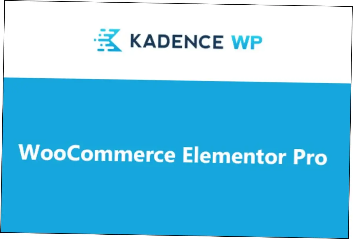Kadence WooCommerce Elementor Pro Nulled Download Preview