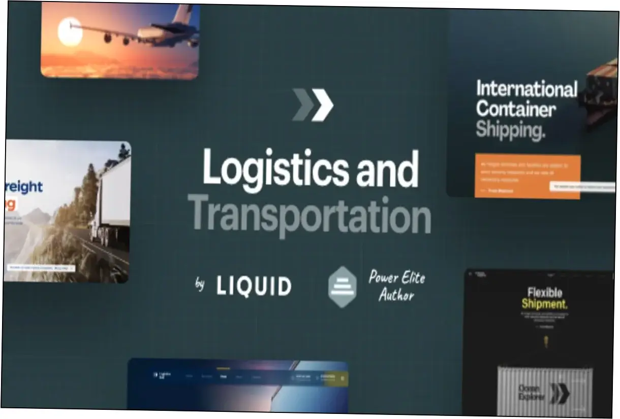 Preview of LogisticsHub Theme