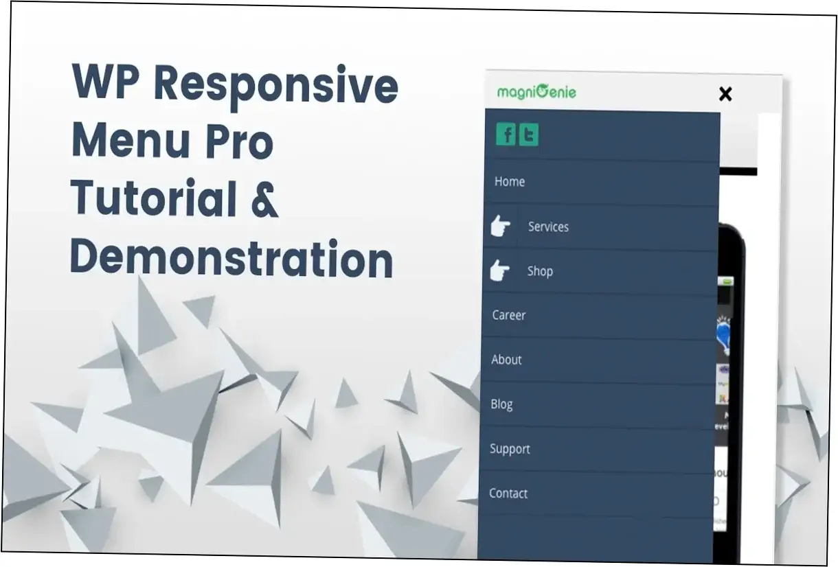 Preview of Responsive Menu Pro