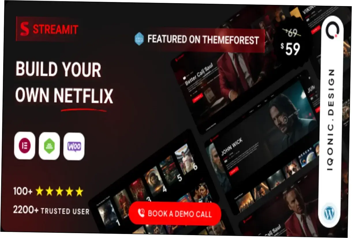 Preview of Streamit Theme