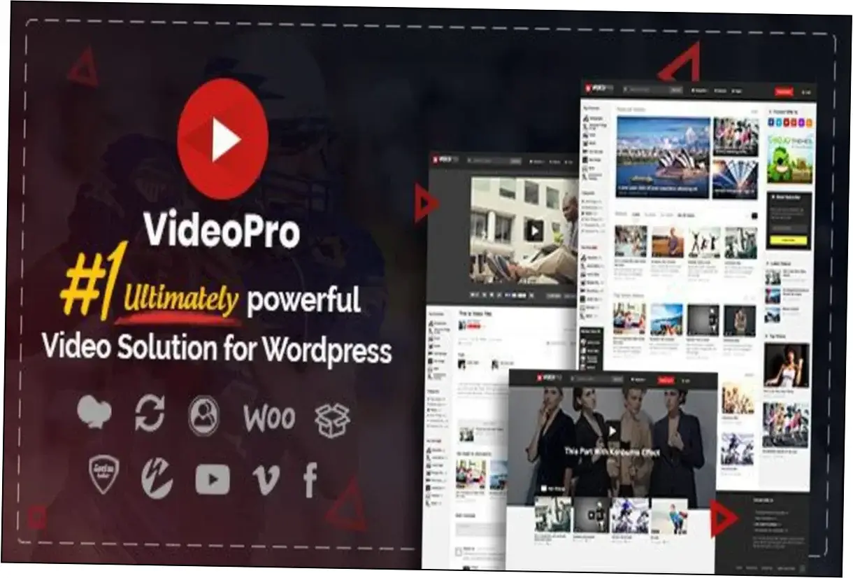 Preview of VideoPro Theme