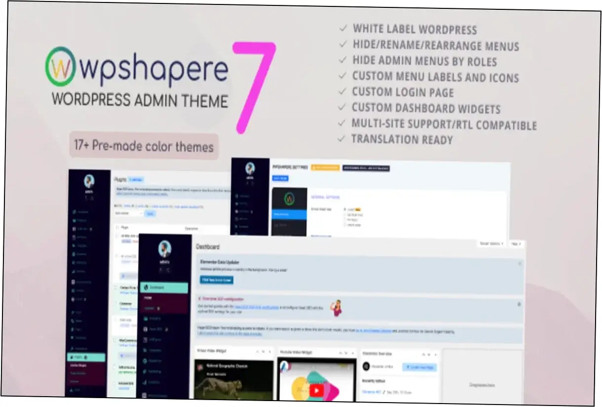 Preview of WPShapere Theme