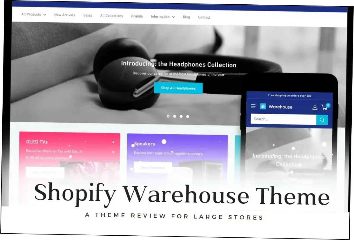 Preview of Warehouse Shopify Theme