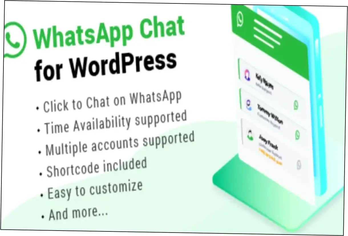 WhatsApp Chat WordPress Nulled Download