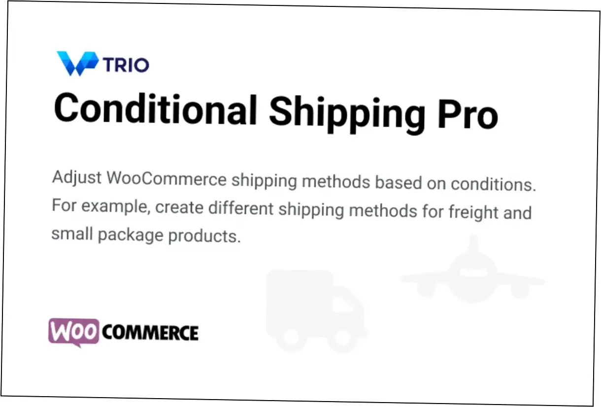 WooCommerce Conditional Shipping Pro Nulled Download