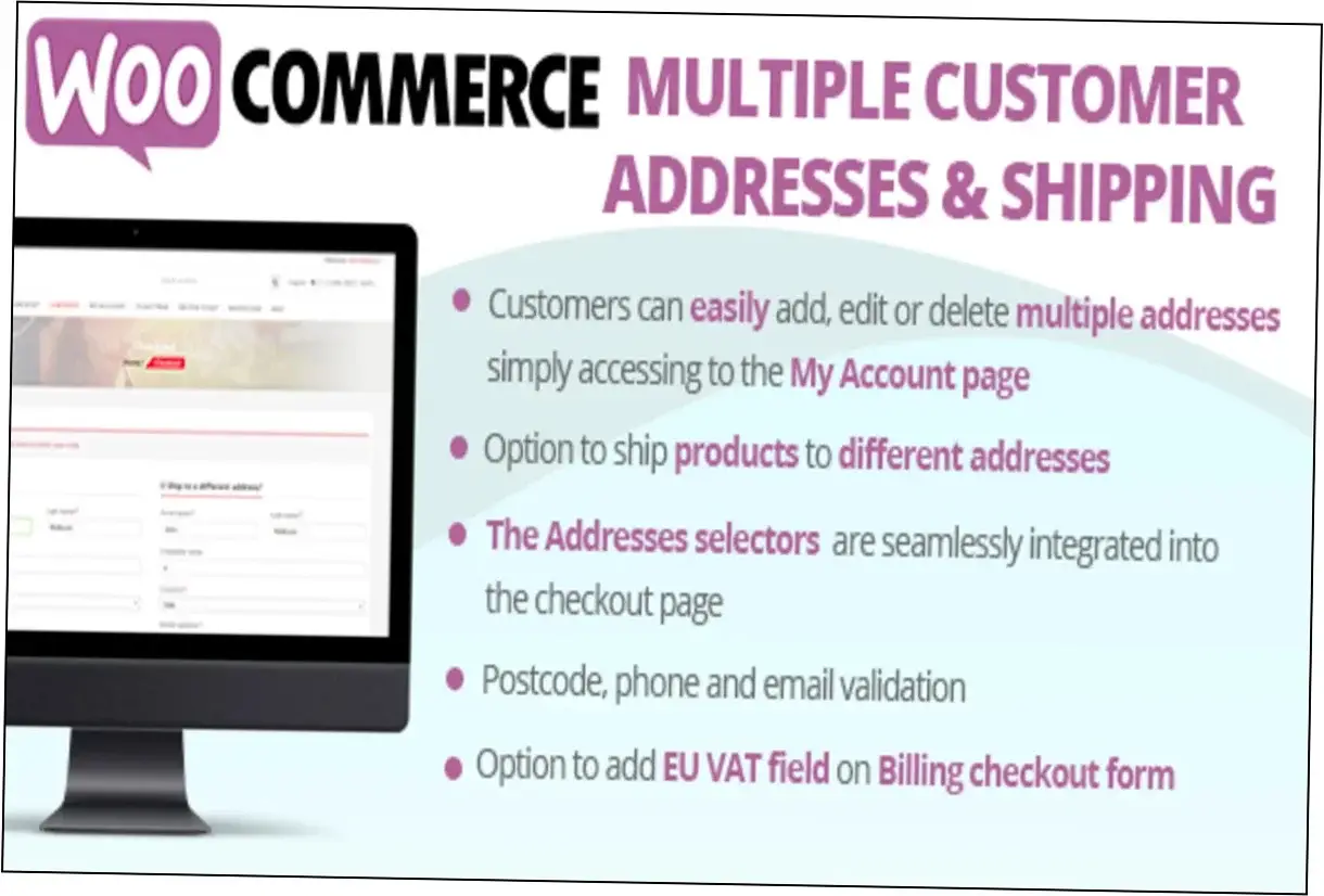 WooCommerce Multi Addresses Nulled Download
