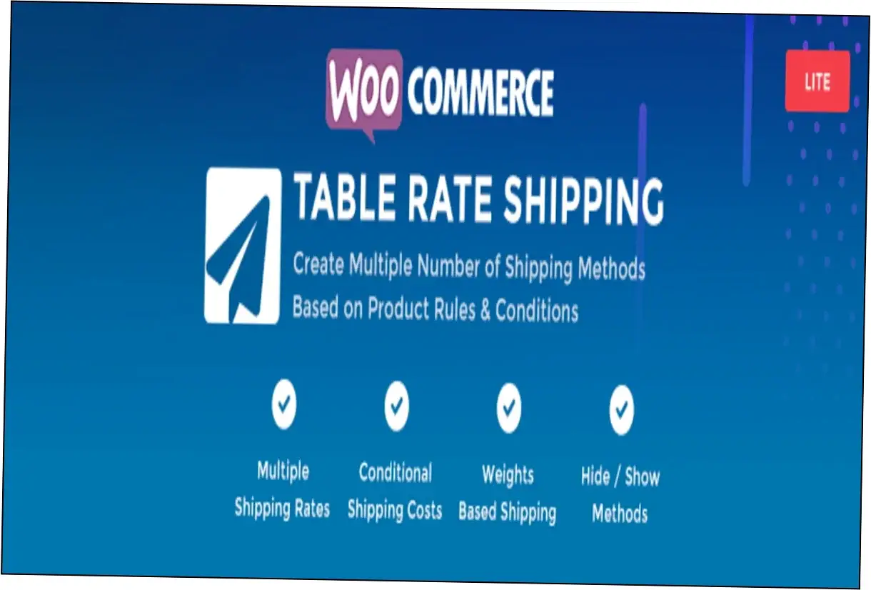 WooCommerce Table Rate Shipping Nulled Download