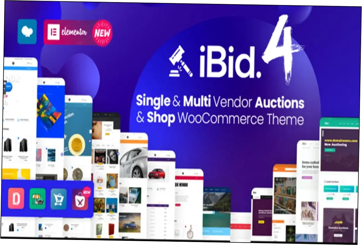 Preview of iBid Theme